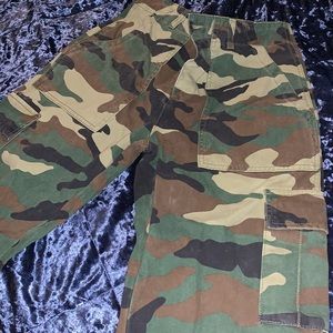 Camo cargo pants